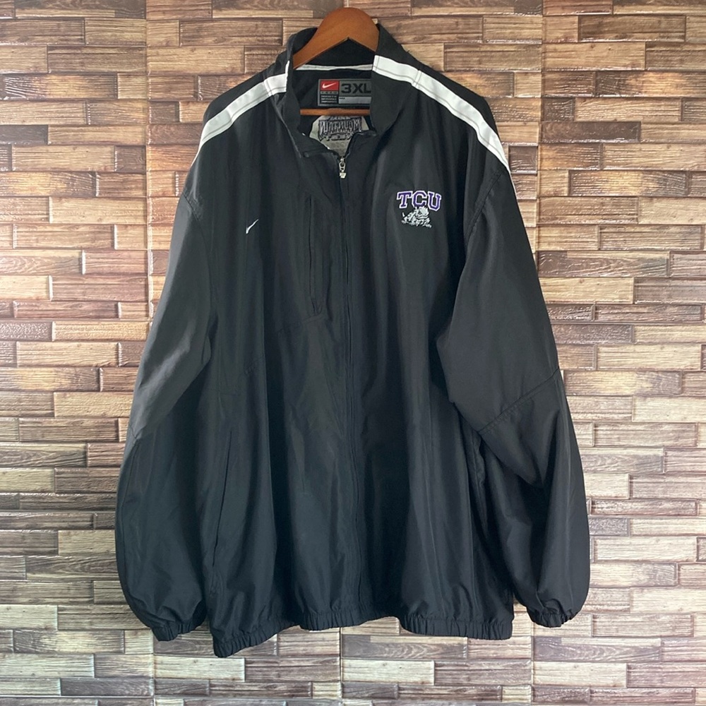 EUC Y2K vintage Nike TCU Football Mountain West Champions jacket 3XL